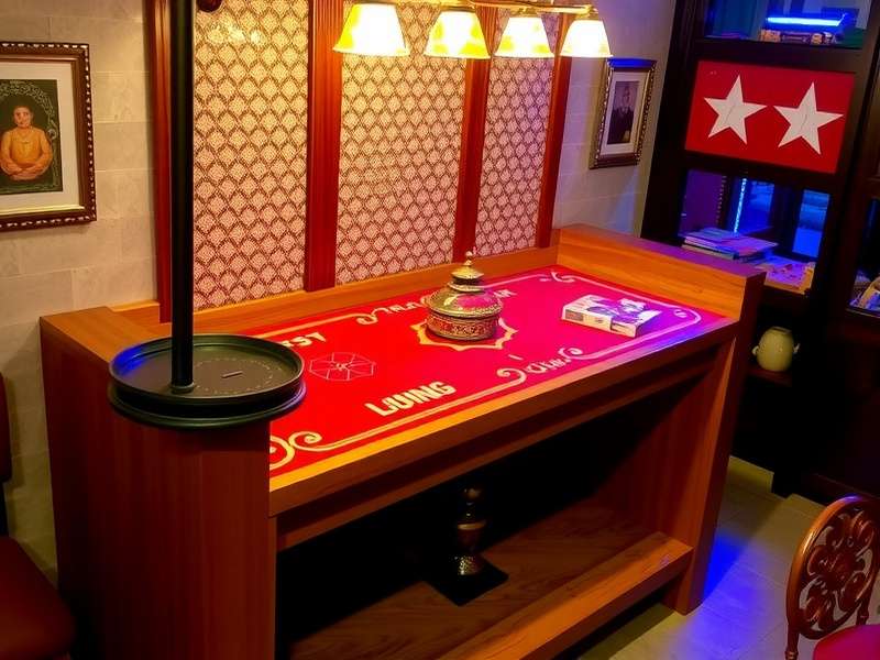 Andar Bahar Game Table Setup